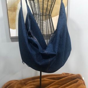 Zara Denim Bucket Bag